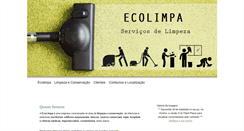 Desktop Screenshot of ecolimpa.com